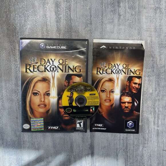 WWE: Day of Reckoning (Nintendo GameCube, 2004) - Picture 1 of 4